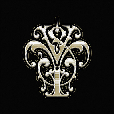 VYS Monogram Logo available barbershoplogo barlogo branding commission design graphic design handdrawn handlettering initial initiallogo lettering logo monogramlogo sign tattoologo victorian victoriandesign victorianlogo victorianytpe