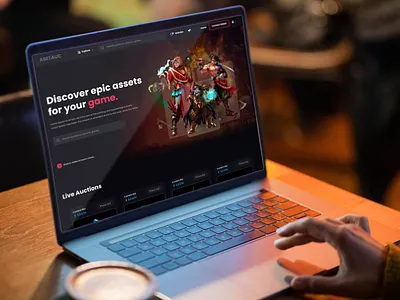 Landing Page Design graphic design ui