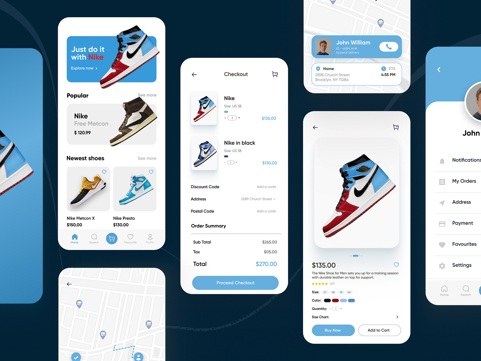 Nike Shoe App Design by Tayyaba Zia on Dribbble