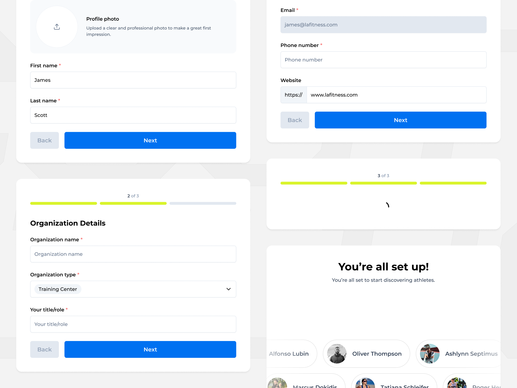 Example of Onboarding