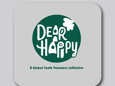 Logo Design for Dear Happy branding custom logo design graphic design illustration logo logo design typography typography logo