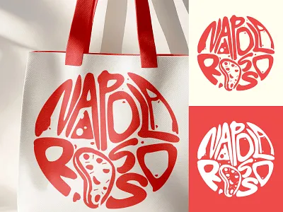 Logo Design. Pizza Napola Rosso branding design identity logo mark pizza restaurant
