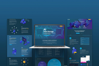 Blockchain Website Design & Development branding graphic design ui