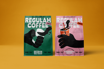 REGULAH COFFEE — Boston Branding branding design graphic design logo web design