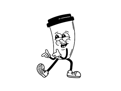 Retro Coffee Character adobe after effect animation after effects design grinder illustration animation lottie lottiefiles