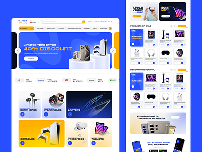 Ecommerce Website Design app branding design ecommerce website figma illustration ui ui ux design ux