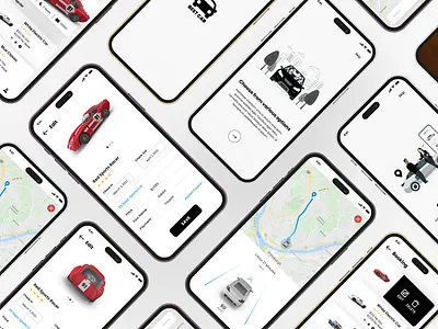 Car Transport App UI/UX Design app design app ui design application design car app mobile app design ui design uiux