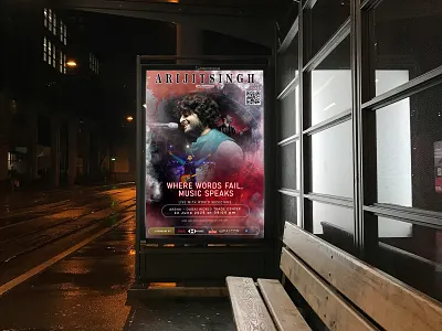 Arijit Poster animation beatdrop branding graphic design livemusic musicislife musiclovers nowplaying ontheplaylist soundscape soundtrackoflife tunein vibeson