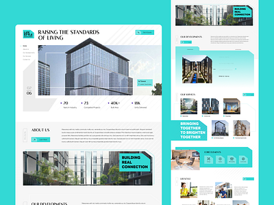 Real Estate Website Design app branding design figma illustration landing page real estate ui ux website
