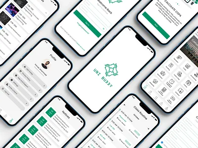 UniBuddy | University App UI/UX Design app design app ui design mobile app design mobile app ui design ui design uiux design university app design ux design