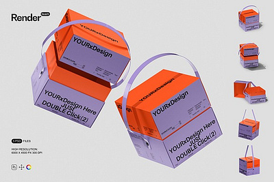 Paper Box Mockup Set carton box mockup cartoon box craft box craft box mockup mockup packaging packaging box packaging box mockup paper paper box paper box mockup set