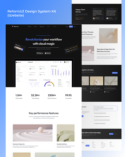 ReformUI Design System Kit website post-03 design design system figma graphic design modern ui ui design