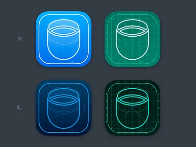 Coffee App. DS Icons. branding coffee icon interface ios