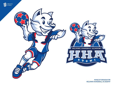 Husky Mascot for HHA branding design esport esport logo graphic design illustration logo mascot vector