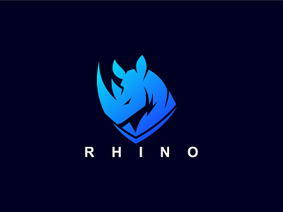 Rhino Logo agency animal background animal logo black face character corporate emblem logo flat graphic design luxurious modern rhino rhino animal rhino creative rhino for sale rhino minimal rhinos shield typography wildlife