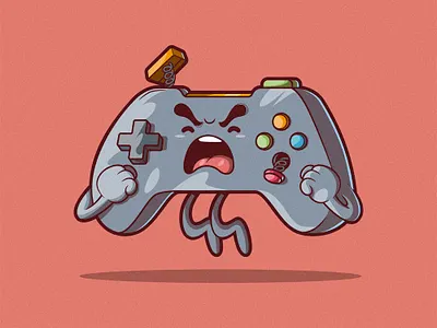Loser! brand branding character colors design games gaming graphic illustration logo mascot tech vector