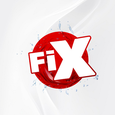 FiX – Logo Refresh & Product Packaging Design branding cleaning products design graphic design illustration logo product design vector