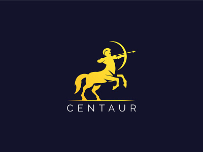 Centaur Logo agency arrow bussines centaur centaur for sale centaur logo company logo elegant entertainment horse horseman human soldier spartan strength strong stylish vector warrior warrior