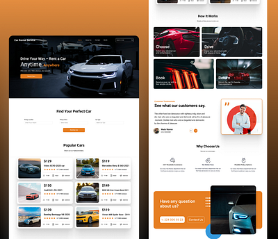 Car Rental Landing Page