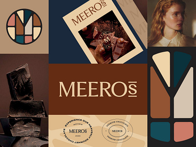 Meeros 3d branding chocolate colors label logo logo design logos packaging packaging design premium premium chocolate