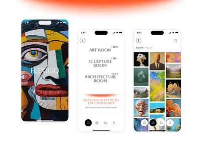 FLEXIGO - Mobile app app branding design mobileapp ui ux