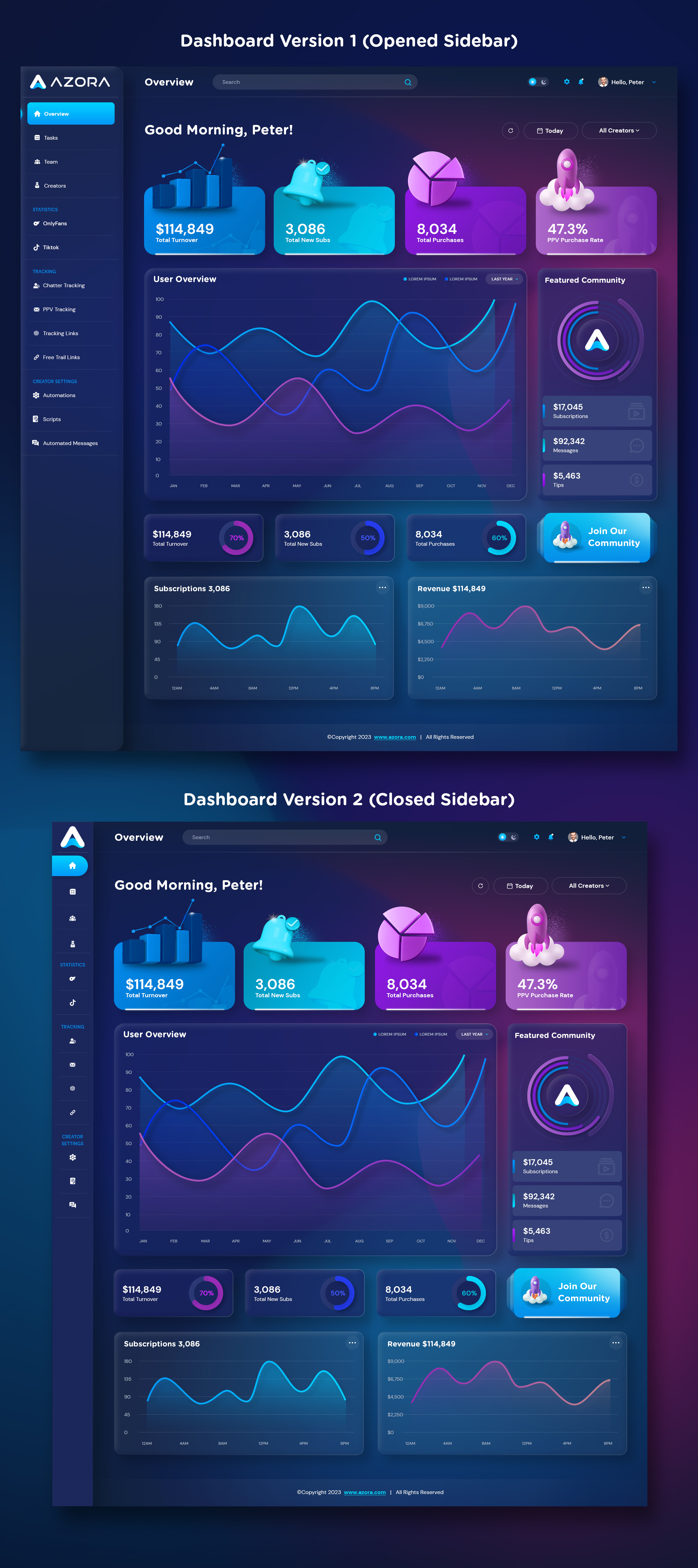 Azora Dashboard 3d branding design graphic design illustration logo typography ui ux vector