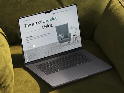🛋️ Luxe Decorum – Where Furniture Becomes Art cart design e commerce e commerce website e shop ecommerce website figma graphic design landing page luxury shop shopify shopping store ui ui ux ux web web design website