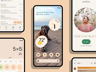 Adaptive Harmony: Android UI Exploration android android ui bright colors clean clean ui colorful creative design graphic design mobile mobile design mobile ui ui ui design ui elemeents ui ux user friendly user interface ux design