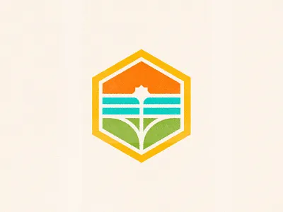 City of St. Petersburg: Parks and Rec Logo bloom city corporate florida geometric greenery growth hexagon iconography icons logo logo mark nature parks parks and rec recreation st pete st petersburg sunshine vintage
