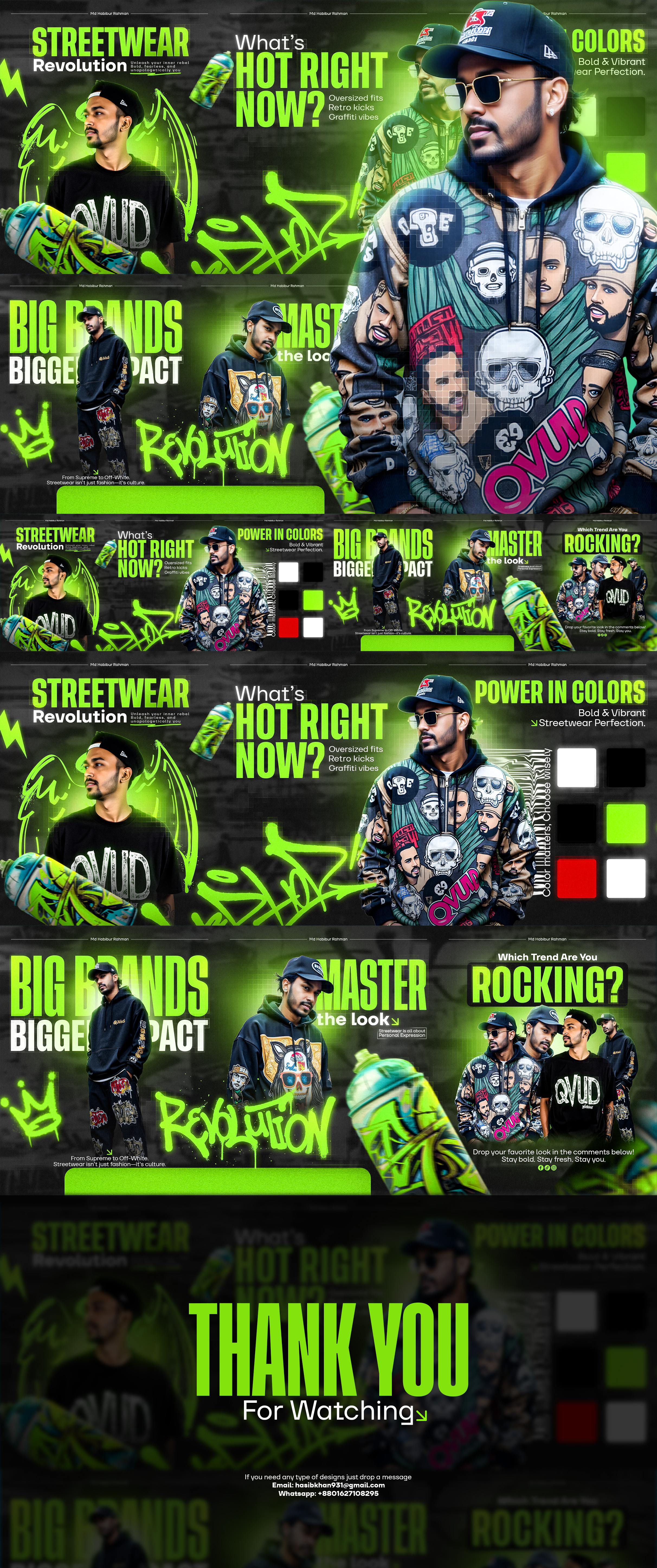 Streetwear Carousel Design branding carousel carousel design carousels design graphic design instagram post intagram carousel linkedin post social media design streetwear streetwear carousel