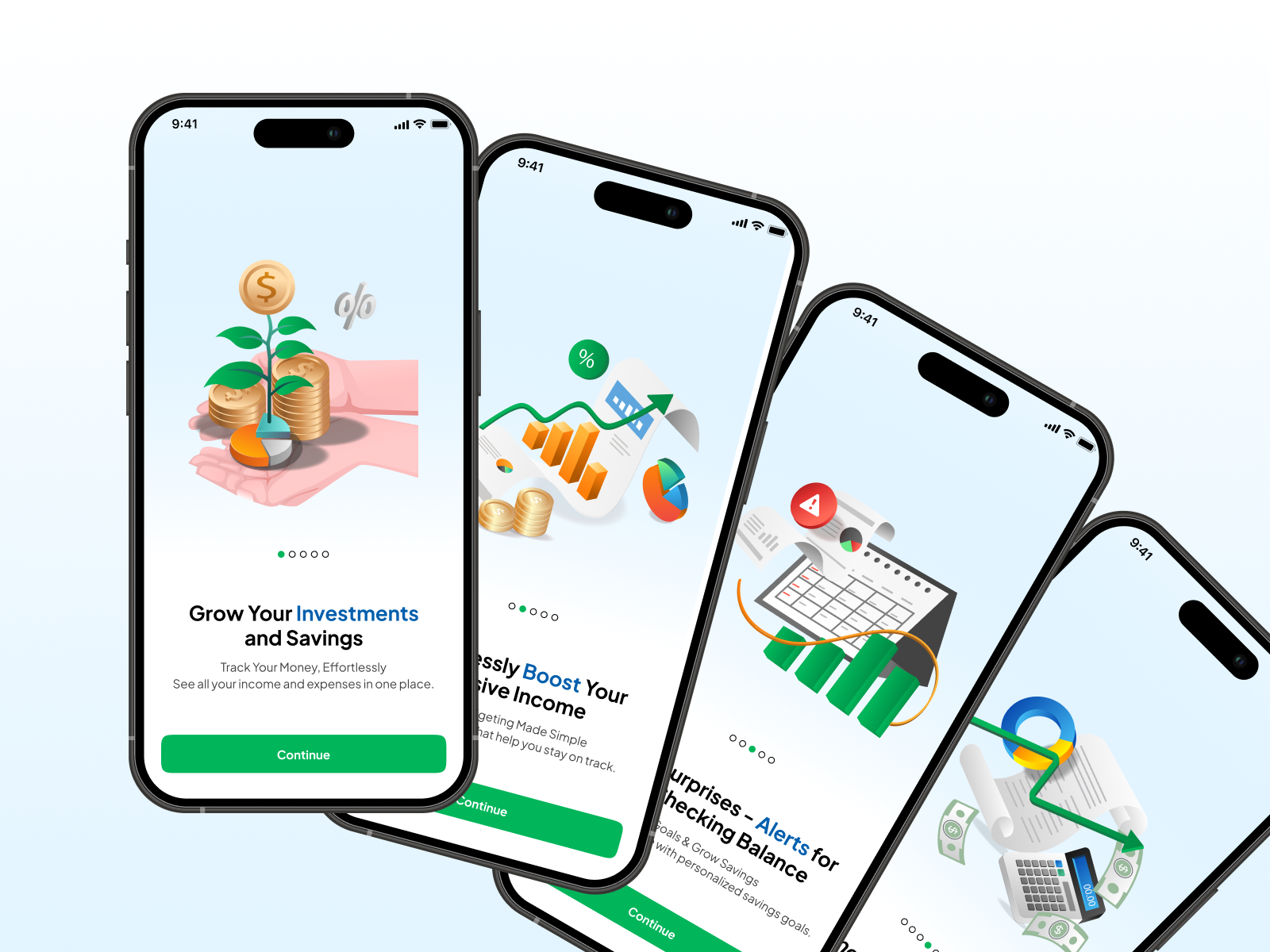 Example of Onboarding Screen App UI Illustration