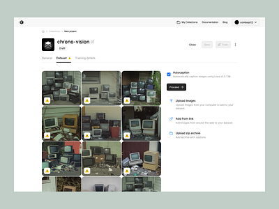 training dataset branding design ui ux