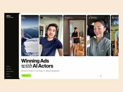 landing for ai saas ai design hero kling landing midjourney saas ui ux