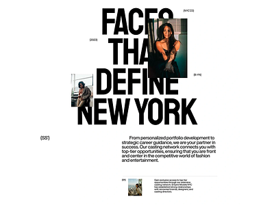 Modeling Agency Promotional Material branding creative design minimalist minimalist design modelling modelling agency models modern modern design modern poster poster poster design typace typo typography