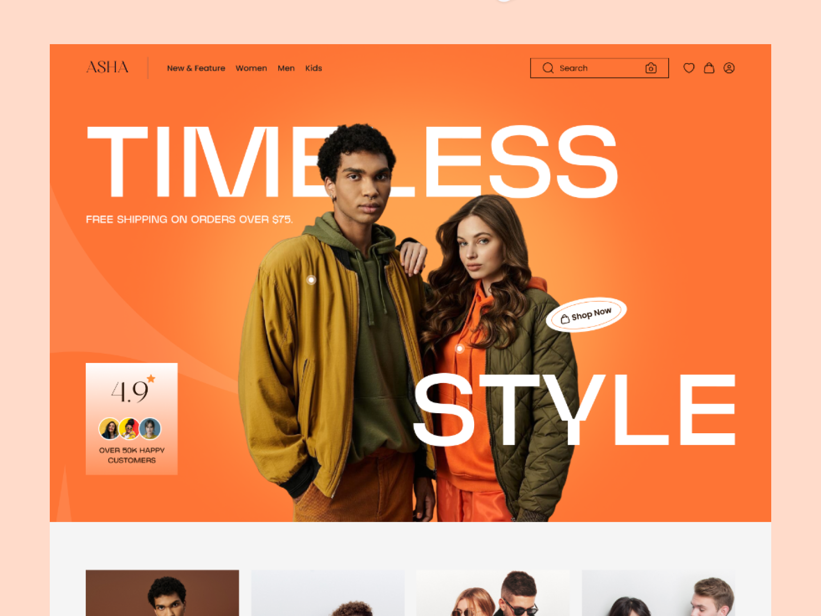 CRO-Optimized Shopify Fashion Landing page ui ux design app design branding cro cro landing page design cro shopify landing page design cro shopify website design ecommerce ecommerce design fashion cro istie iftear landing page shopify shopify ecommerce shopify landing page design shopify ui shopify ux ui ui webdesign website