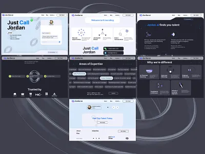 J.AI 3d animation branding design flat graphic design illustration logo minimal motion graphics type typography ui web