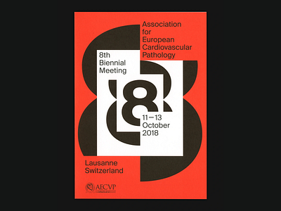 8th Biennial Meeting - Poster Design bold bold typography color contrast creative poster dynamic event event poster meeting meeting poster poster poster design red black typo typography vibrrant white
