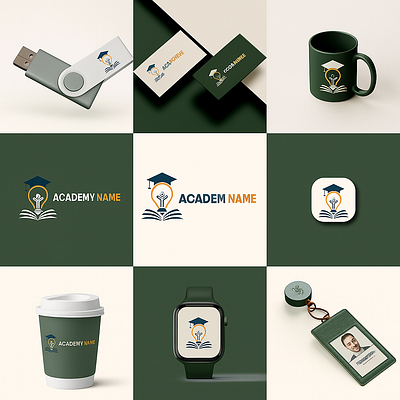 Education logo design in adobe illustrator adobe illustrator branding design graphic design logo
