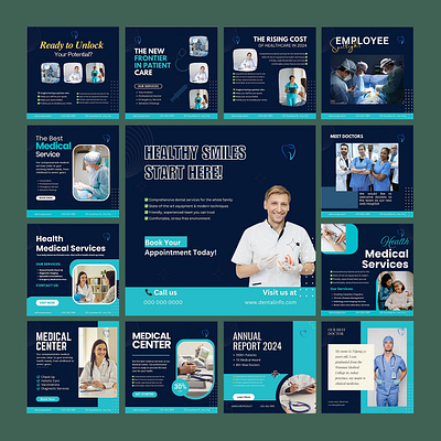 Medical Healthcare 3d animation branding design flyer graphic design health care hyelth service illustration logo merdicel motion graphics service ui vector