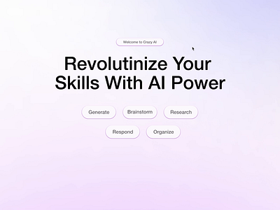 Day 24 — Interactive Landing Page animation branding graphic design logo motion graphics ui