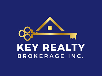 Key Realty Brokerage Inc logo elegant logo graphic design logo print ready design timeless logo design visual identity
