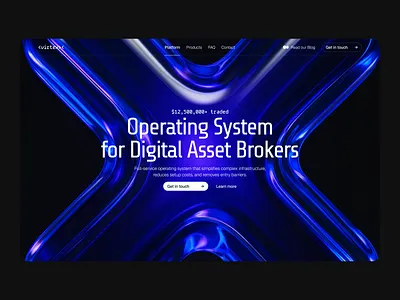crypto hero section design ui ux