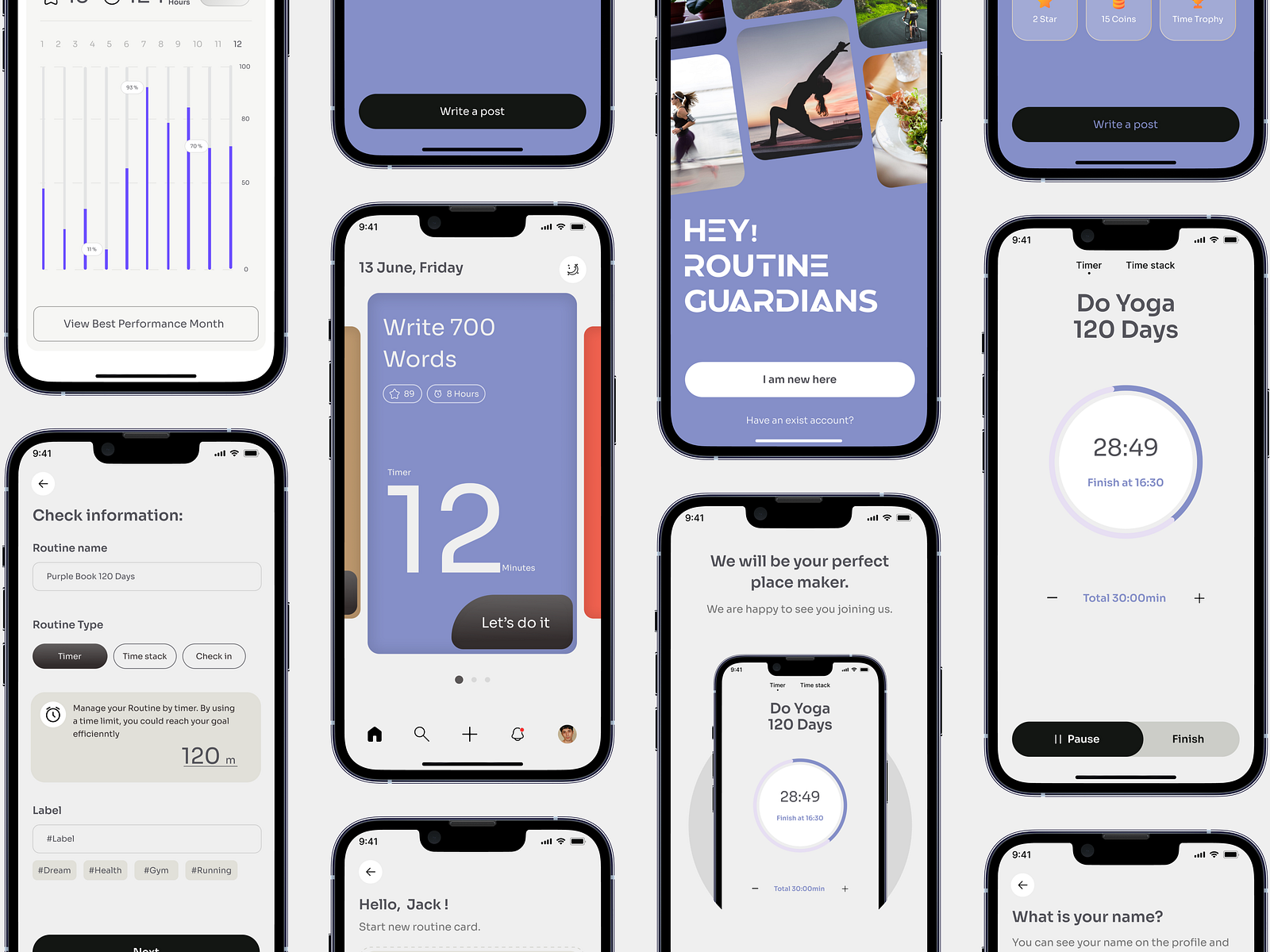 ↗️Routine Guardian - Daily Routine App - UX/UI Case Study. by Shakwat ...