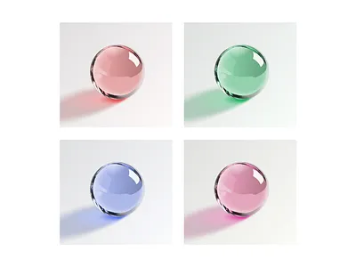 Balls in figma 3d app balls branding crystal design figma glass illustration logo mobile motion graphics reflection ui ui design uiux ux