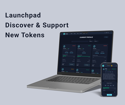 Launchpad – Token Launch & Discovery Platform "Bololex" blockchain crypto crypto exchange cryptocurrency dashboard defi ico investment platform launchpad product design responsive startup token token launch ui design ux design web3