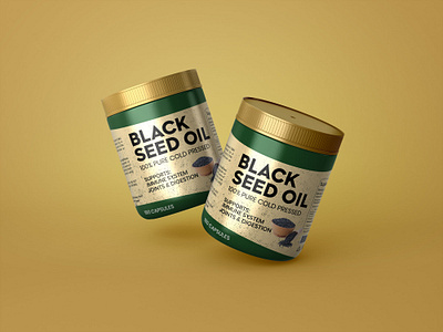 Black Seed Oil 𝐒𝐮𝐩𝐩𝐥𝐞𝐦𝐞𝐧𝐭 𝐋𝐚𝐛𝐞𝐥 𝐃𝐞𝐬𝐢𝐠𝐧 blackseedoil bottlelabeldesign branding design foodpackaging label label labeldesign oillabel packaging productdesign
