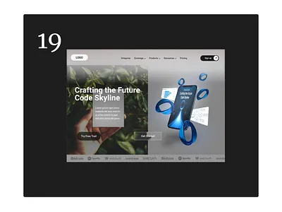 Ai website design concept