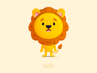 The Mighty Lion baby book illustration cartoon character children cute design illustration kidlitart kids leon leão lion mascot mexico procreate ライオン 狮子