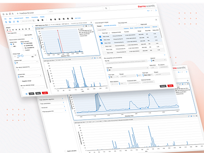 FreeStyle Browser for Thermo Fisher biotech charts dashboard data design system graphs manipulate panel product design scientific sketch technical thermo fisher ui design ux design