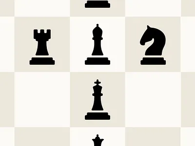 Chess pieces icons added chess chess icons icons illustration symbols ui icons